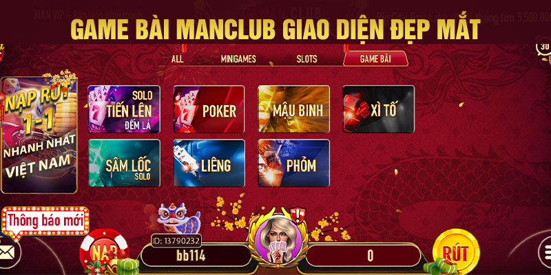 Game bài Brand có giao diện đẹp mắt